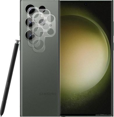 Protège écran VISIODIRECT 2 verre camera pour Samsung S23 Ultra