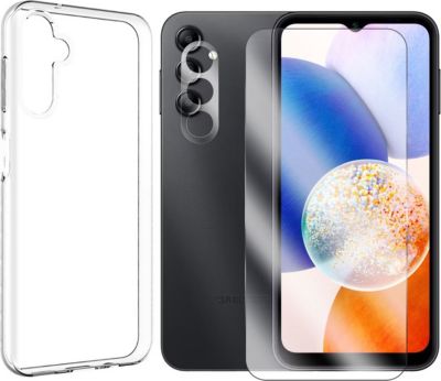 Protège écran VISIODIRECT Coque+Verre Trempé pour Samsung A14 4G+ Protège écran VISIODIRECT Coque+Verre Trempé pour Samsung A14 4G+