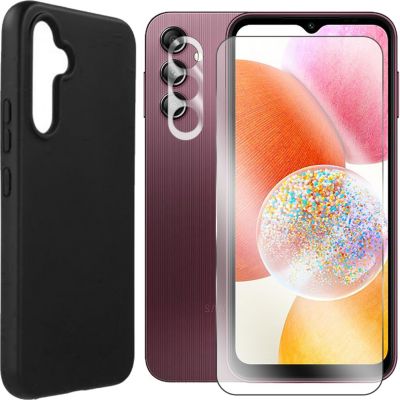 Protège écran VISIODIRECT Verre Trempé pour Samsung A14 + Coque Protège écran VISIODIRECT Verre Trempé pour Samsung A14 + Coque