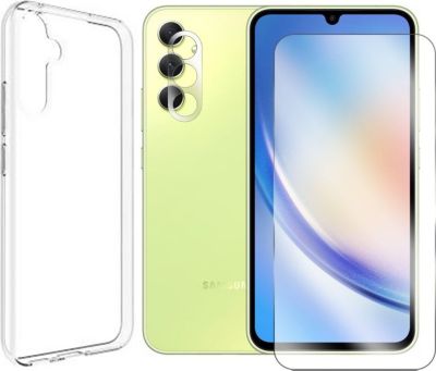 Protège écran VISIODIRECT Verre Trempé +Coque pour Samsung A34