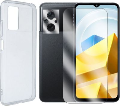 Protège écran VISIODIRECT Verre Trempé + Coque pour Xiaomi Poco M5