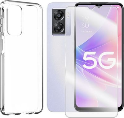 Protège écran VISIODIRECT Coque + 2 verre trempé pour Oppo A57