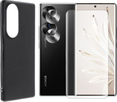 Protège écran VISIODIRECT Verre Trempé Huawei HONOR 70 5G + Coque