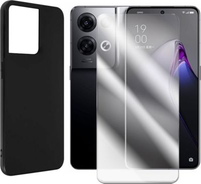 Protège écran VISIODIRECT Coque +  2 verre trempé Oppo Reno 8 Protège écran VISIODIRECT Coque +  2 verre trempé Oppo Reno 8