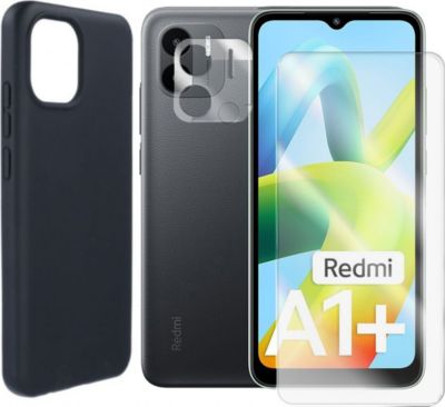 Protège écran VISIODIRECT Verre Trempé Redmi A1+ 6.52"+ Coque Protège écran VISIODIRECT Verre Trempé Redmi A1+ 6.52"+ Coque