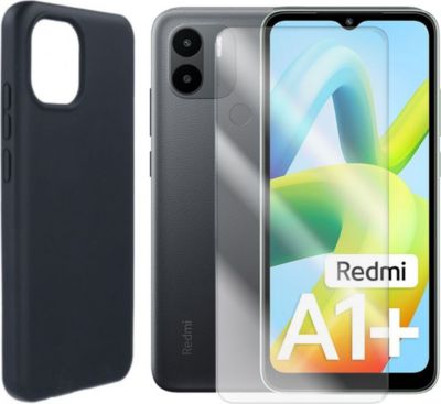 Protège écran VISIODIRECT Coque + 2 verre trempé pour Redmi A1+ Protège écran VISIODIRECT Coque + 2 verre trempé pour Redmi A1+