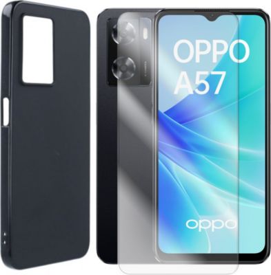 Protège écran VISIODIRECT Coque + verre trempé pour Oppo A57 Protège écran VISIODIRECT Coque + verre trempé pour Oppo A57
