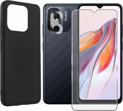 Protège écran VISIODIRECT Verre Trempé Redmi 12C 6.71"+ Coque