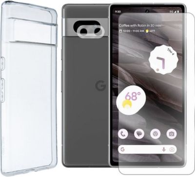 Protège écran VISIODIRECT Verre Trempé Google Pixel 7A+Coque