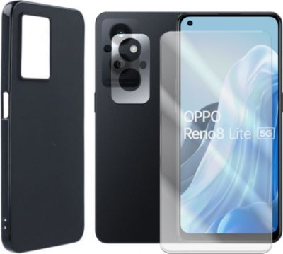 Protège écran VISIODIRECT Verre Trempé Oppo Reno 8 Lite 5G + Coque Protège écran VISIODIRECT Verre Trempé Oppo Reno 8 Lite 5G + Coque