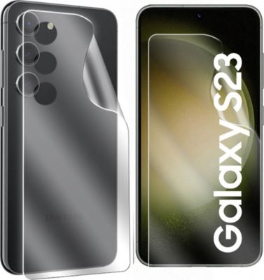 Protège écran VISIODIRECT Film ecran en hydrogel pour Galaxy S23 Protège écran VISIODIRECT Film ecran en hydrogel pour Galaxy S23