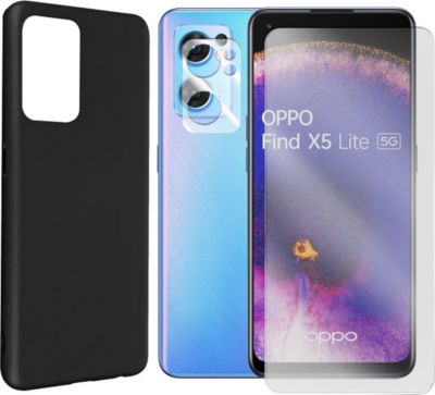 Coque VISIODIRECT Verre Trempé Oppo Find X5 Lite + Coque