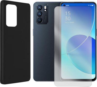 Coque VISIODIRECT Coque+ 2 verre trempé pour Oppo Reno 6 Coque VISIODIRECT Coque+ 2 verre trempé pour Oppo Reno 6