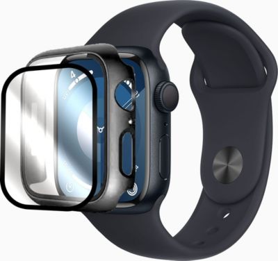 Protège écran VISIODIRECT 2 Verre + Coque pour Apple WatchSeries 9