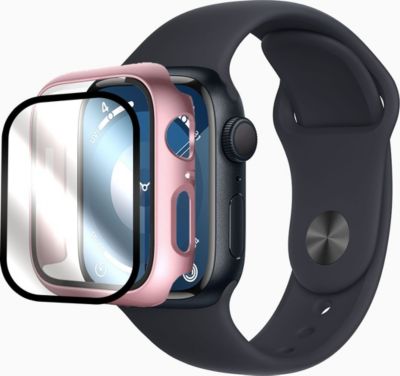 Protège écran VISIODIRECT 2 Verre+ Coque pour Apple Watch Series 9