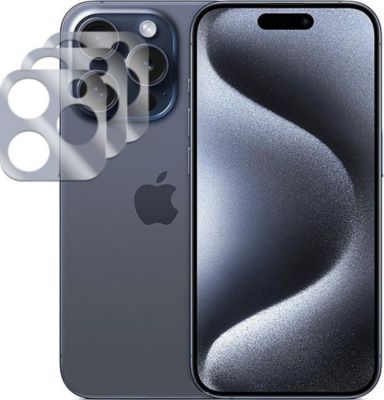 Protège écran VISIODIRECT 3 verre camera arrière pour iPhone 15Pro