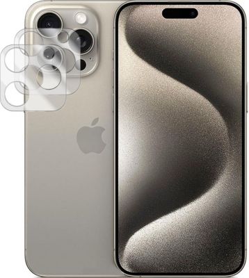 Protège écran VISIODIRECT 2 verre camera pour iPhone 15 Pro Max
