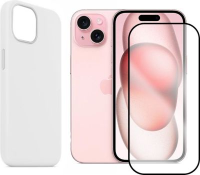 Coque VISIODIRECT Coque + verre trempé pour iPhone 15 Coque VISIODIRECT Coque + verre trempé pour iPhone 15