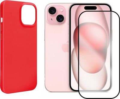 Coque VISIODIRECT Coque + verre trempé pour iPhone 15 6.1"