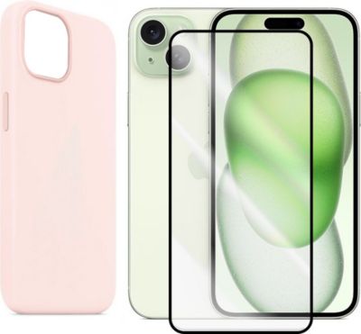 Coque VISIODIRECT Coque+ verre trempé pour iPhone 15+ Coque VISIODIRECT Coque+ verre trempé pour iPhone 15+