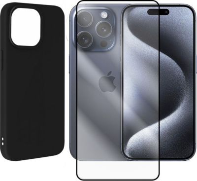 Coque VISIODIRECT Coque + verre trempé pour iPhone 15 Pro