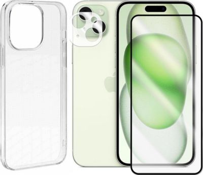 Protège écran VISIODIRECT Protection intégrale + Coque iPhone 15+ Protège écran VISIODIRECT Protection intégrale + Coque iPhone 15+