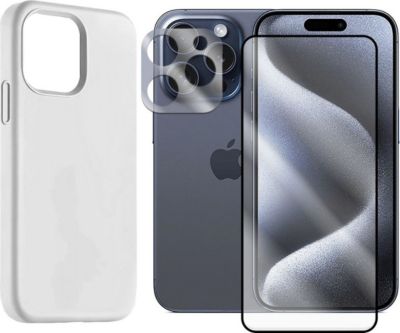 Protège écran VISIODIRECT Protection + Coque iPhone 15 Pro