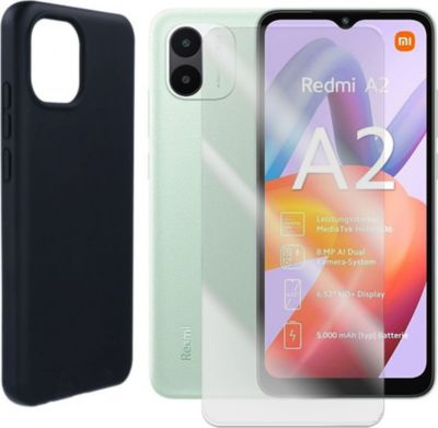 Coque VISIODIRECT Coque Noir + 2 Verre pour Xiaomi A2