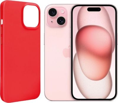 Coque VISIODIRECT Coque Rouge pour iPhone 15 6.1"