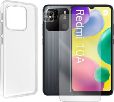 Protège écran VISIODIRECT Verre + Coque pour Redmi 10A 6.53"