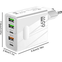 Chargeur USB C VISIODIRECT Chargeur Rapide 65W  pour iPhone XSMax
