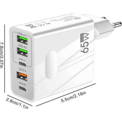Chargeur USB C VISIODIRECT Chargeur Rapide 65W pour M5 8 8.4