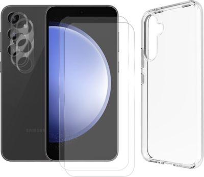 Protège écran VISIODIRECT 2 Verre + Coque pour Samsung S23 FE