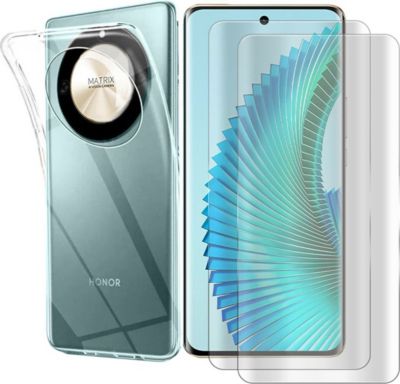 Protège écran VISIODIRECT 2 Verre + Coque pour Honor Lite 5G 6.78"