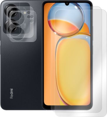 Protège écran VISIODIRECT Lot de 2 Verre trempé pour Redmi 13C