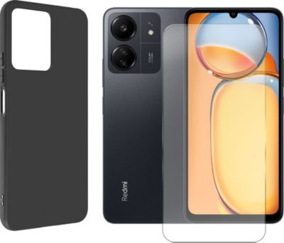 Protège écran VISIODIRECT Verre trempé + Coque pour Redmi 13C Protège écran VISIODIRECT Verre trempé + Coque pour Redmi 13C
