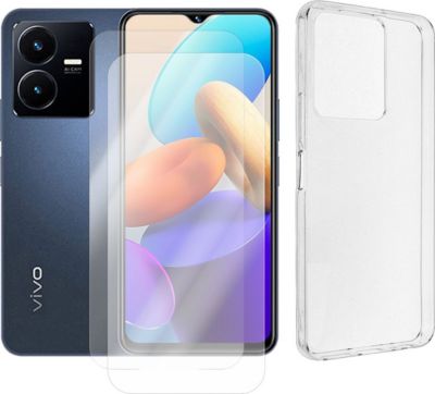 Protège écran VISIODIRECT Lot de 2 Verre + Coque pour Vivo Y22S 4G Protège écran VISIODIRECT Lot de 2 Verre + Coque pour Vivo Y22S 4G