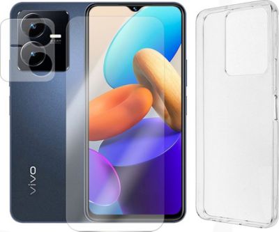 Protège écran VISIODIRECT Verre + Coque pour Vivo Y22S 4G 6.55"