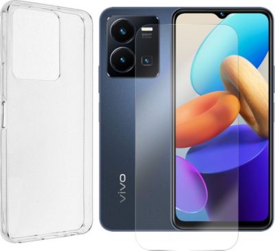 Protège écran VISIODIRECT Verre trempé + Coque pour Vivo Y22 4G