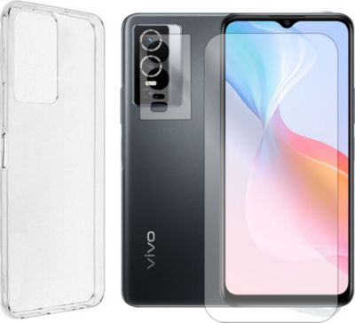 Protège écran VISIODIRECT Verre + Coque pour Vivo Y76 5G 6.58" Protège écran VISIODIRECT Verre + Coque pour Vivo Y76 5G 6.58"