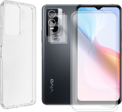 Protège écran VISIODIRECT 2 Verre + Coque pour vivo Y76 5G Protège écran VISIODIRECT 2 Verre + Coque pour vivo Y76 5G