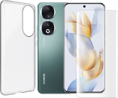 Protège écran VISIODIRECT Verre trempé + Coque pour Honor 90 Protège écran VISIODIRECT Verre trempé + Coque pour Honor 90