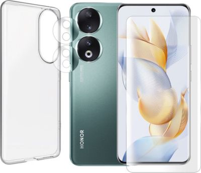 Protège écran VISIODIRECT Verre + Coque incurvé pour Honor 90 5G