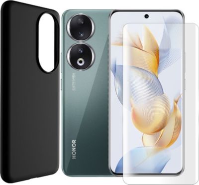 Protège écran VISIODIRECT Verre incurvé + Coque pour Honor 90 Protège écran VISIODIRECT Verre incurvé + Coque pour Honor 90