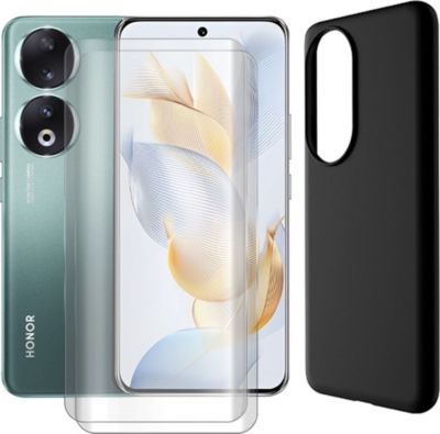 Protège écran VISIODIRECT 2 Verre incurvé + Coque pour Honor 90 5G