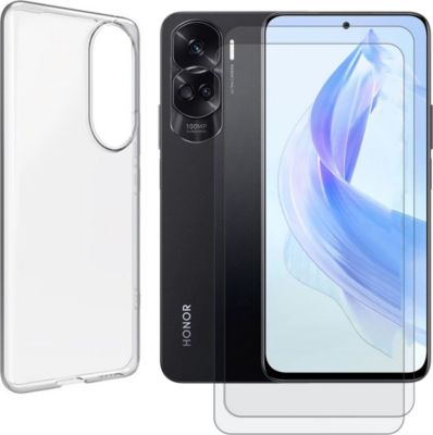Protège écran VISIODIRECT 2 Verre + Coque pour Honor 90 Lite 5G Protège écran VISIODIRECT 2 Verre + Coque pour Honor 90 Lite 5G