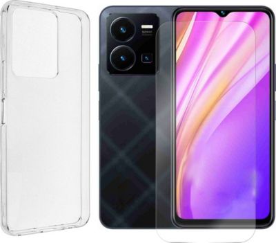 Protège écran VISIODIRECT Verre trempé + Coque pour Vivo Y35