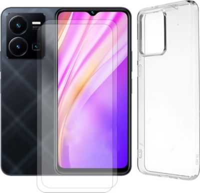 Protège écran VISIODIRECT 2 Verre + Coque pour Vivo Y35 4G