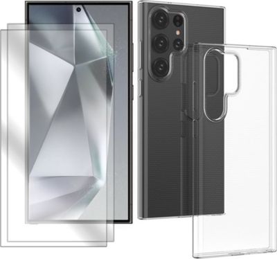 Protège écran VISIODIRECT 2 Verre + Coque pour Samsung S24 Ultra Protège écran VISIODIRECT 2 Verre + Coque pour Samsung S24 Ultra