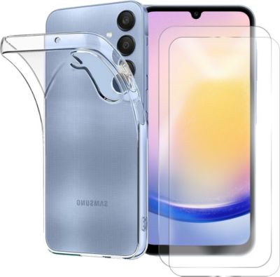 Protège écran VISIODIRECT 2 Verre + Coque pour Samsung A25 5G